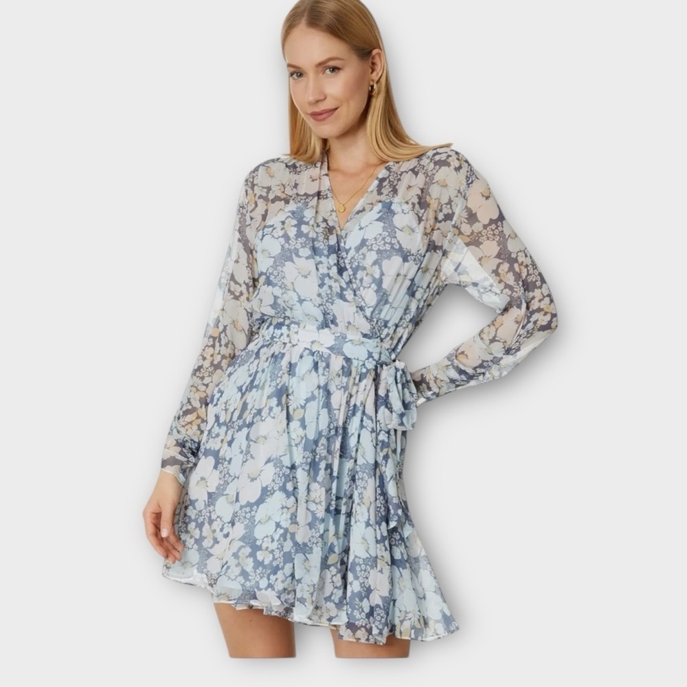 Joie Clara Midnight Blue Silk Dress - Picture 2 of 12